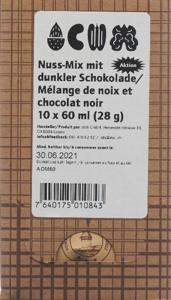 STOLI Nuss-Mix Aktion dunkler Schokolade 10 x 28g