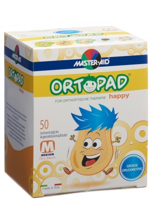 Ortopad Happy Occlusionspflaster medium 50 Stück Ortopad Happy Occlusionspflaster medium 50 Stück