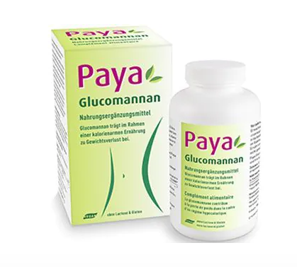 Paya Glucomannan Kapseln 500mg 180 Stück Paya Glucomannan Kapseln 500mg 180 Stück
