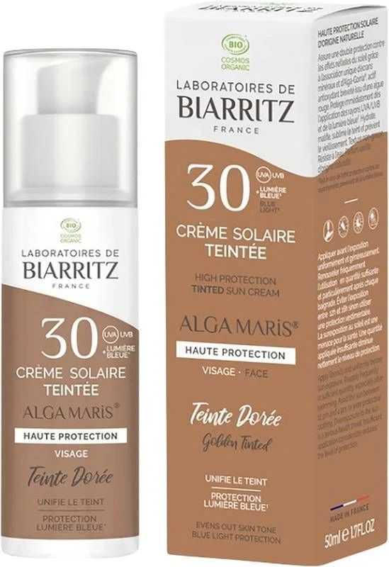 ALGA MARIS Sonnencreme Gesicht getönt LSF50 bei Disp 50ml