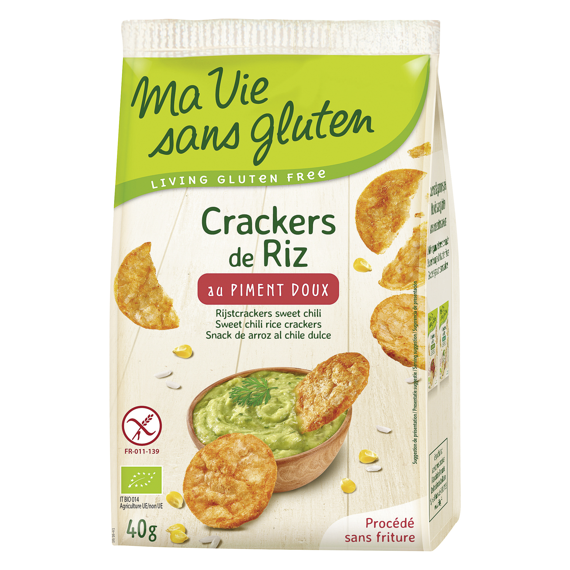 MA VIE S GLUT Reis Cräcker Sweet Chilli 40g