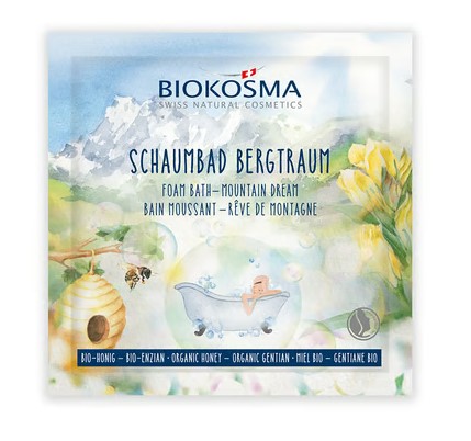 BIOKOSMA Schaumbad Bergtraum Honig Enz BIO 25ml