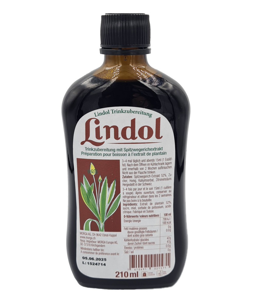 Lindol Spitzwegerich Fl 210ml Lindol Spitzwegerich Fl 210ml