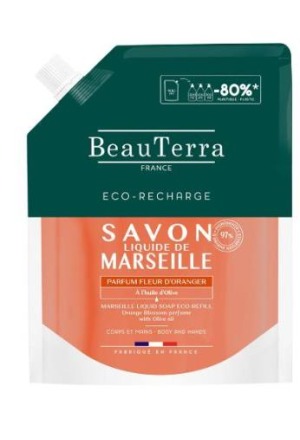 BeauTerra Flüssigseife Marseille Refill Orange 900ml