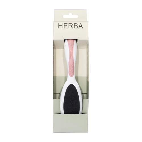 Herba Doppelfussfeile grob fein Softtouch rosa