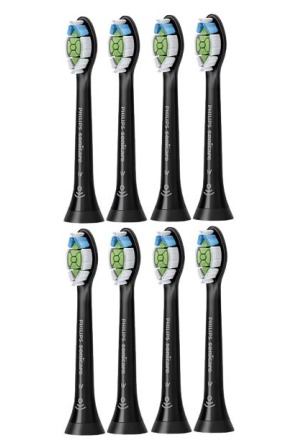 Philips Sonicare W2 Optimal White Standard-Bürstenköpfe schwarz 8 Stück