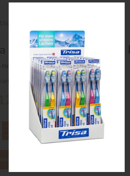 Trisa Flexible Head Display DUO 24 Stück