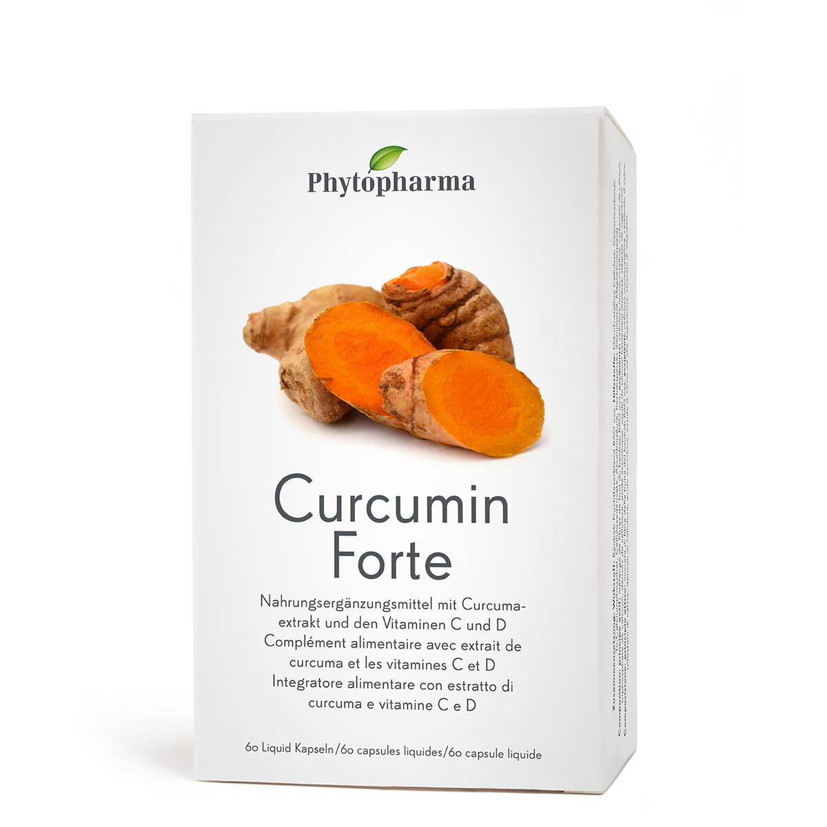 Phytopharma Curcumin Forte Liquid Kapseln 60 Stück Phytopharma Curcumin Forte Liquid Kapseln 60 Stück