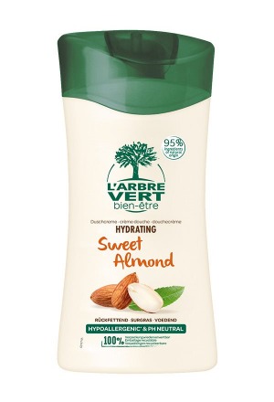 L'ARBRE VERT Öko Duschgel mit Mandel 250ml