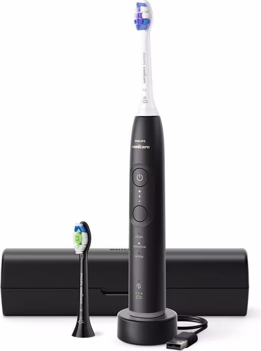 PHILIPS Sonicare 6500 elektrische Schallzahnbürste HX7411/01 schw