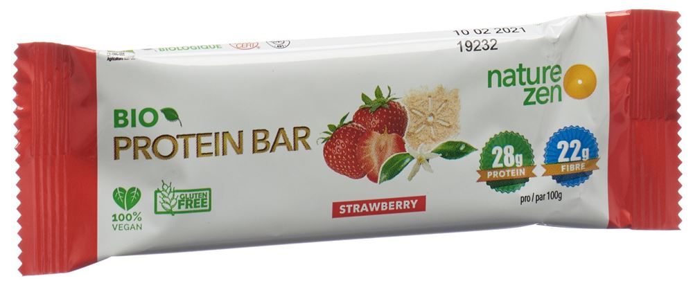 Nature Zen Proteinriegel Bio Erdbeere 40g