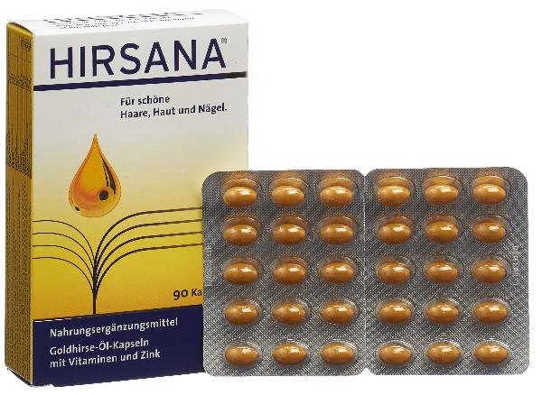 Hirsana Goldhirse-Öl-Kapseln 90 Stück