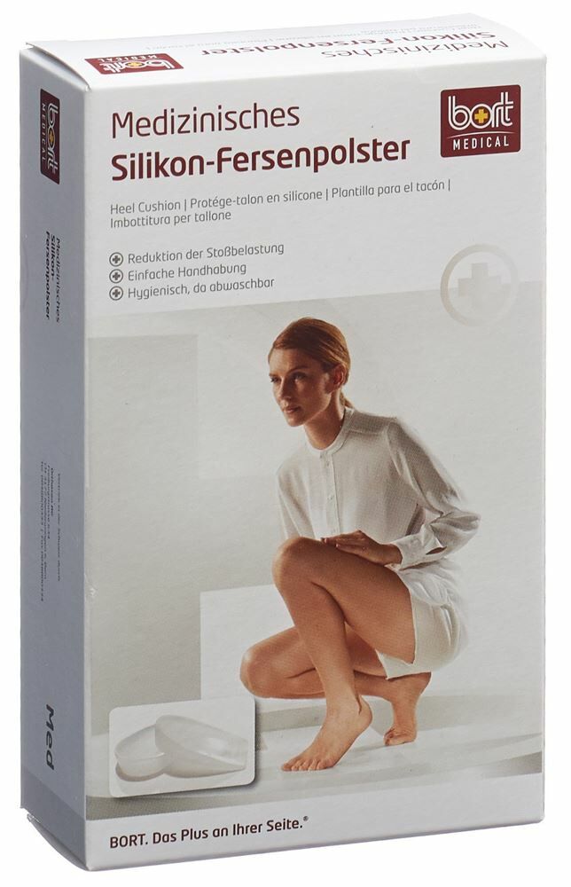 BORT Silikon-Fersenpolster M-41 1 Paar BORT Silikon-Fersenpolster M-41 1 Paar