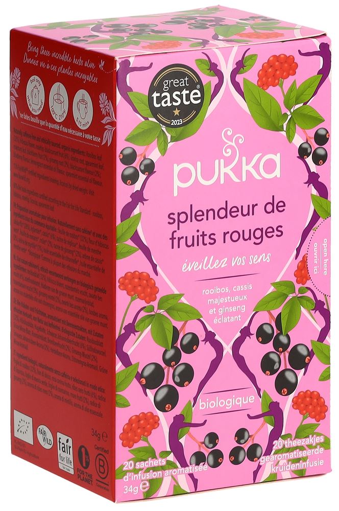 Pukka Splendeur fruits rouges Tee Bio Btl 20 Stück Pukka Splendeur fruits rouges Tee Bio Btl 20 Stück