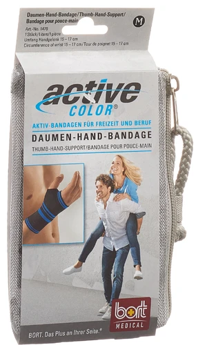 Bort ActiveColor Daumen Hand Bandage XL schwarz