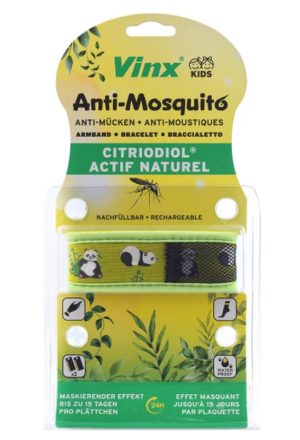 VINX Anti-Mücken Armband Silikonhülle 18 Stück