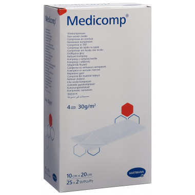 Medicomp 4 fach S30 10x20cm steril 25 x 2 Stück