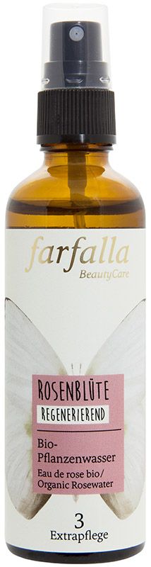 farfalla Bio-Pflanzenwasser Rosenblüte Spr 75ml farfalla Bio-Pflanzenwasser Rosenblüte Spr 75ml