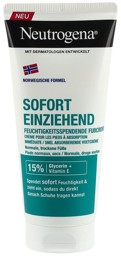 Neutrogena Fusscreme sofort einziehend 100ml Neutrogena Fusscreme sofort einziehend 100ml