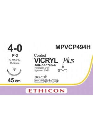 VICRYL RAPID 45 cm ungefärbt 4-0 P 3 Multipack 36