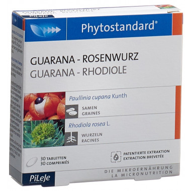Phytostandard Guarana-Rosenwurz Tabletten 30 Stück Phytostandard Guarana-Rosenwurz Tabletten 30 Stück