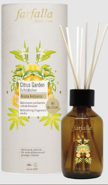 FARFALLA Duftstäbchen Citrus Garden 150ml FARFALLA Duftstäbchen Citrus Garden 150ml