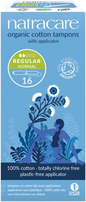 Natracare Tampons mit Applikator regular 16 Stück