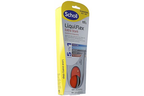 Scholl LiquidFlex Einlegesohle S Extra Support 1 Paar Scholl LiquidFlex Einlegesohle S Extra Support 1 Paar
