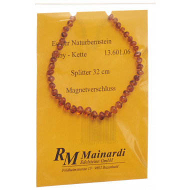 MAINARDI Natur Bernstein 32cm Splitt Magnetverschluss