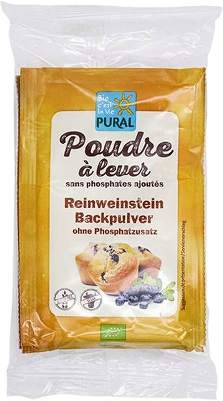 Pural Backpulver Weinstein phosphatfr Bio 3 x 21g Pural Backpulver Weinstein phosphatfr Bio 3 x 21g