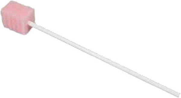 MEDIKA Premium Mundpflegestäbchen 17cm pink unbehandelt 50 Stück