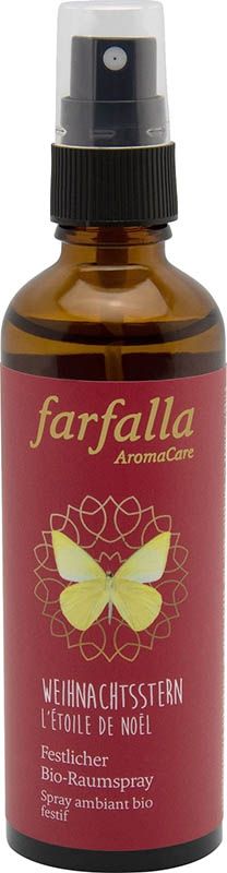 FARFALLA Bio-Raumspray Weihnachtsstern 75ml FARFALLA Bio-Raumspray Weihnachtsstern 75ml