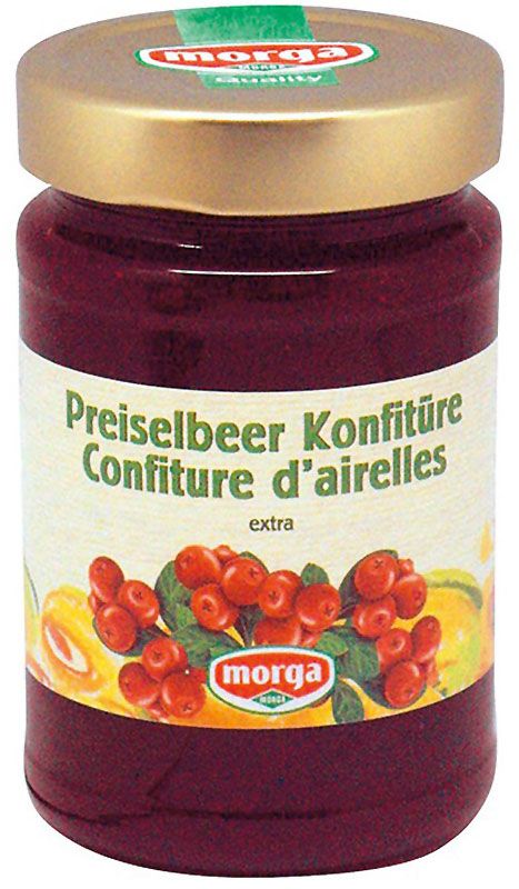 MORGA Konfitüre Preiselbeeren 350g