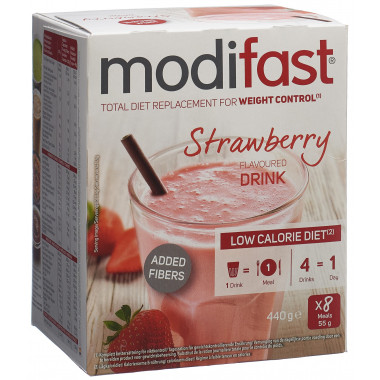 MODIFAST Drink Erdbeere 8 x 55g MODIFAST Drink Erdbeere 8 x 55g