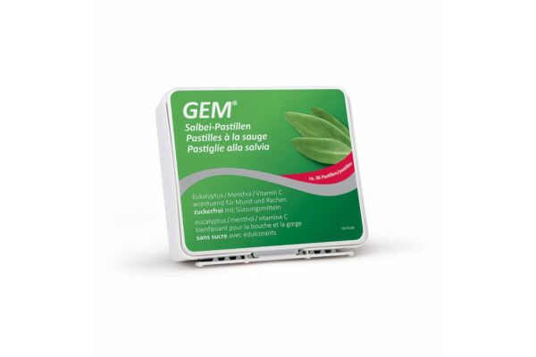 GEM® Salbei-Pastillen zuckerfrei 36 Stück