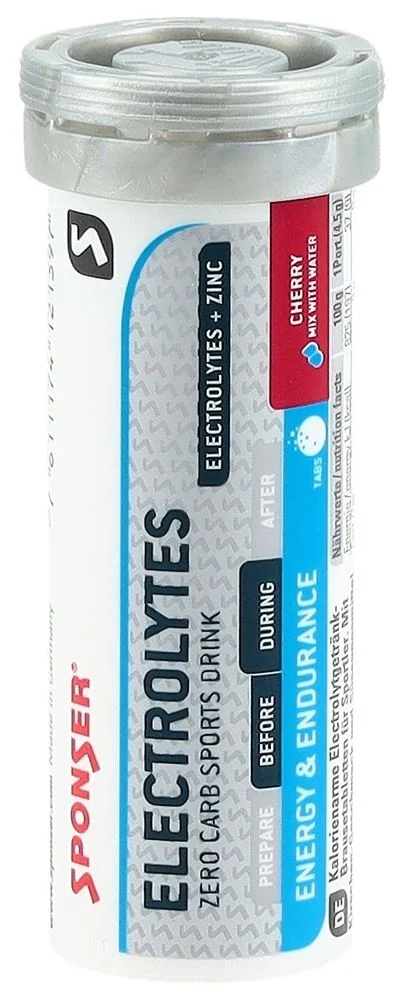 SPONSER® Electrolytes Tabs Cherry 10 Stück