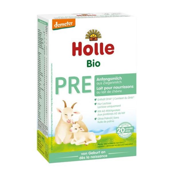 HOLLE Bio-Anfangsmilch PRE Ziegenmilch 400g