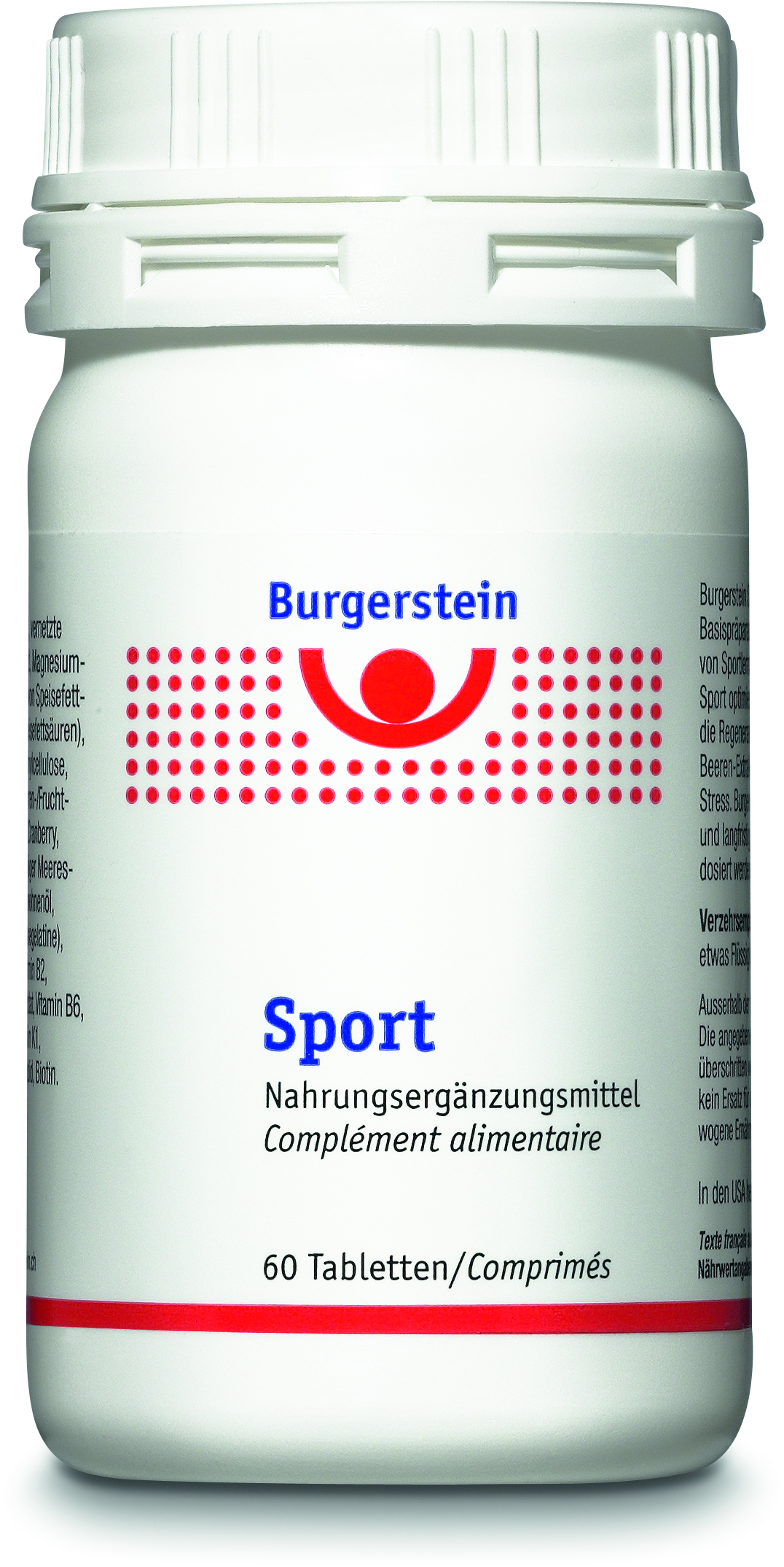 BURGERSTEIN Sport Tabletten 60 Stück BURGERSTEIN Sport Tabletten 60 Stück
