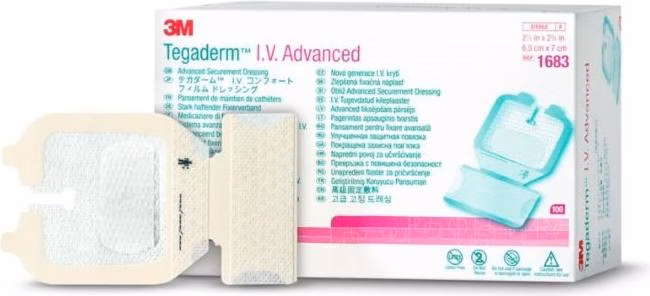 3M TEGADERM IV Advanced 6.5x7cm (n) 100 Stück