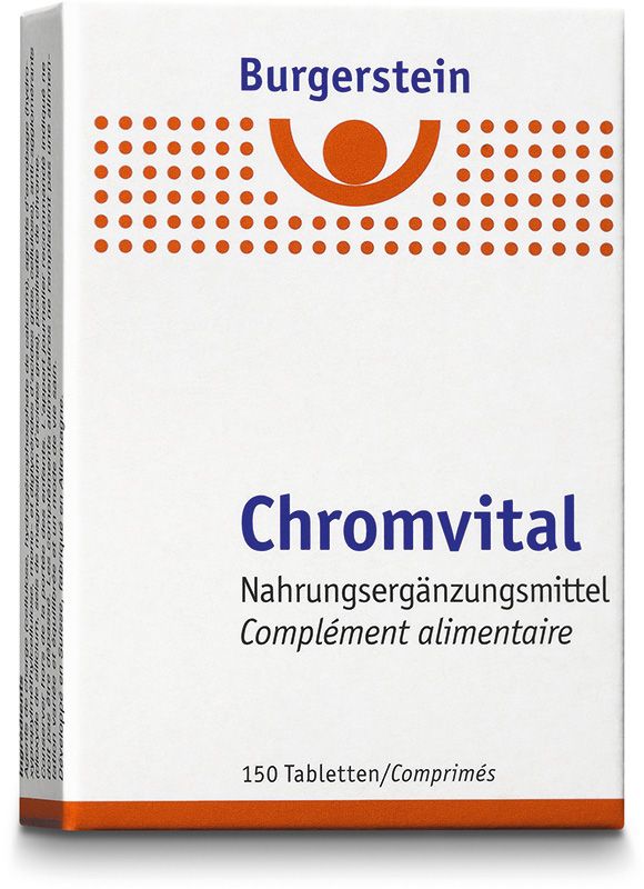 BURGERSTEIN Chromvital Tabletten 150 Stück BURGERSTEIN Chromvital Tabletten 150 Stück