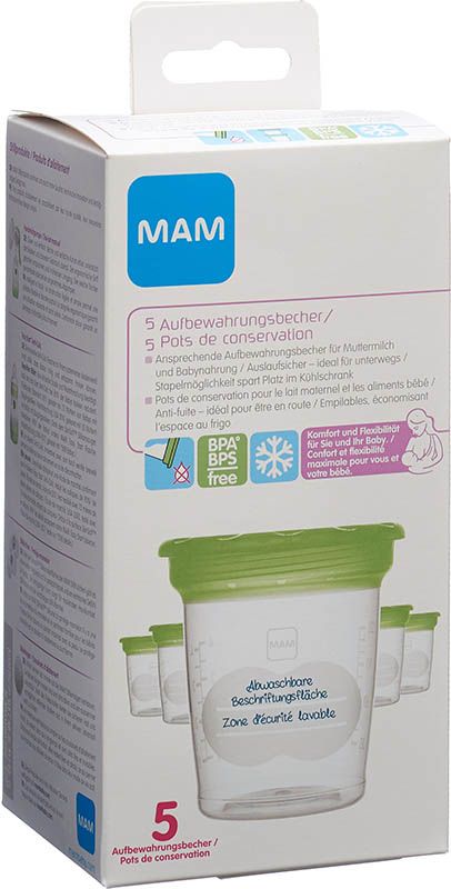 MAM Aufbewahrungsbecher 5 Stück