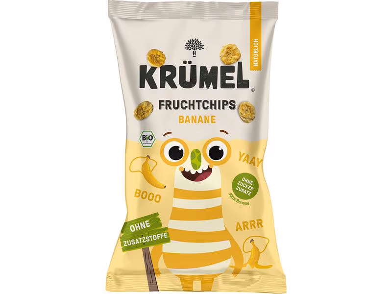 KRÜMEL Fruchtchips Banane Beutel 15g