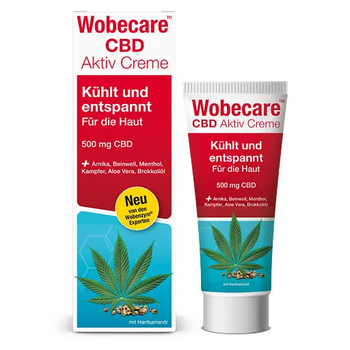 Wobecare CBD Aktiv Creme 100ml Wobecare CBD Aktiv Creme 100ml