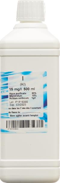 OLIGOPHARM Iod Lös 15 mg/l 500 ml