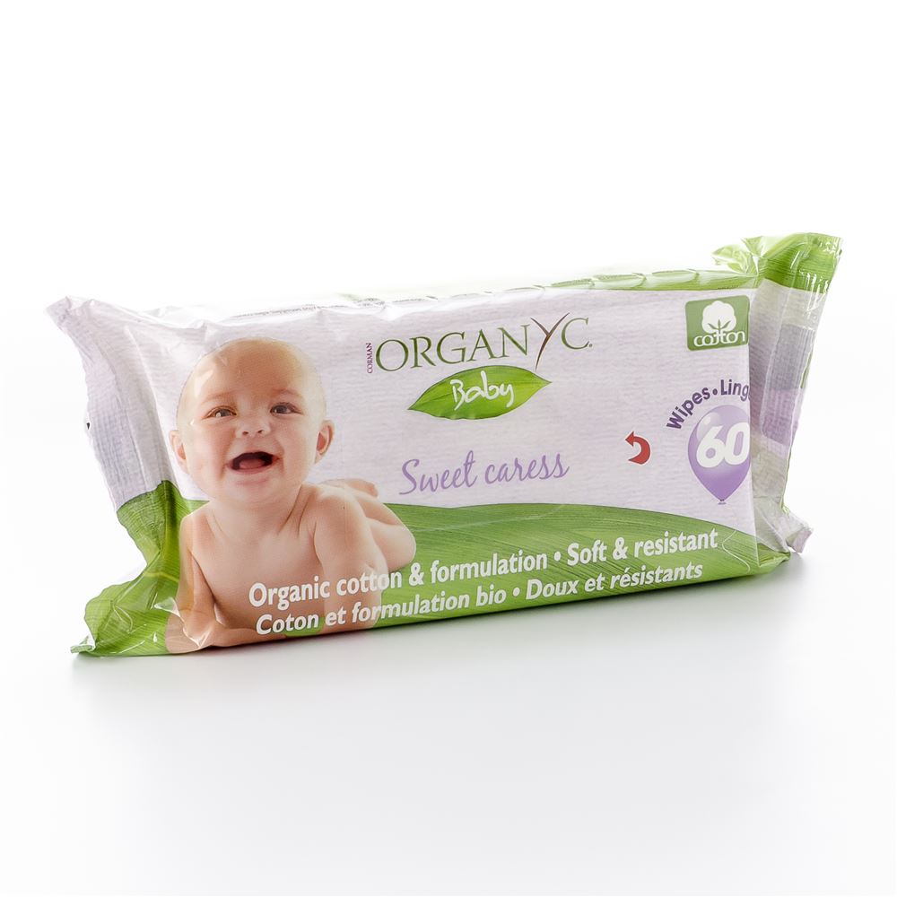 Organyc Feuchttücher Baby 60 Stück