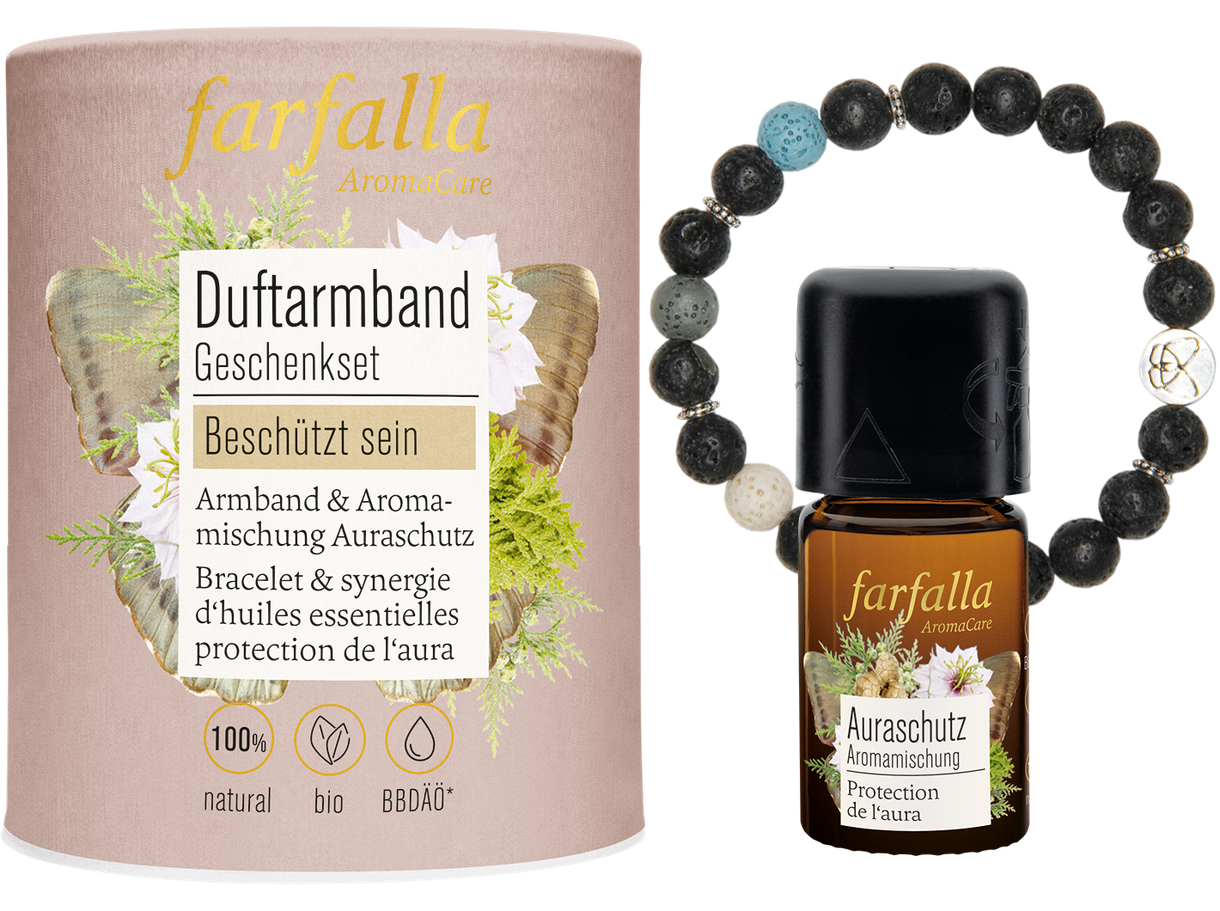 FARFALLA Geschenkset Duftarmband beschützt sein FARFALLA Geschenkset Duftarmband beschützt sein
