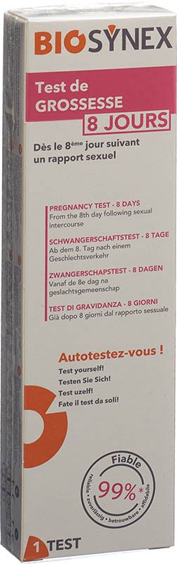 BIOSYNEX Schwangerschaftstest 8 Tage BIOSYNEX Schwangerschaftstest 8 Tage