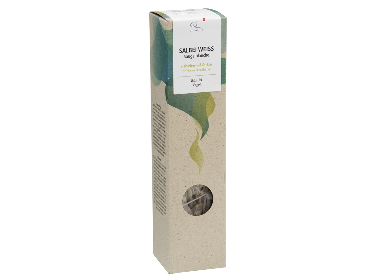 Aromalife Räucherwerk Salbeibündel weiss gross Aromalife Räucherwerk Salbeibündel weiss gross
