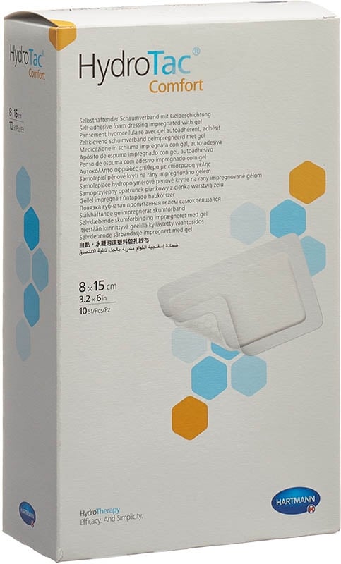 HYDROTAC Comfort Wundverband 8x15cm st 10 Stück