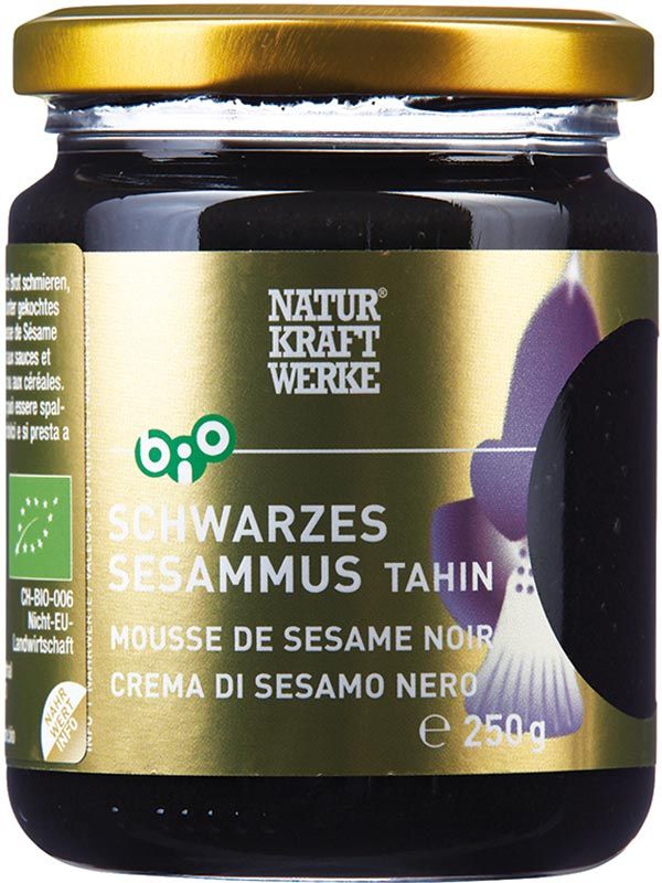 NATURKRAFTWERKE Schwarzes Sesammus Bio 250g NATURKRAFTWERKE Schwarzes Sesammus Bio 250g